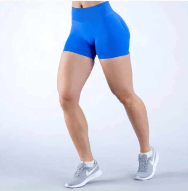 FlexFlow Seamless Yoga Shorts - The Snow Owls