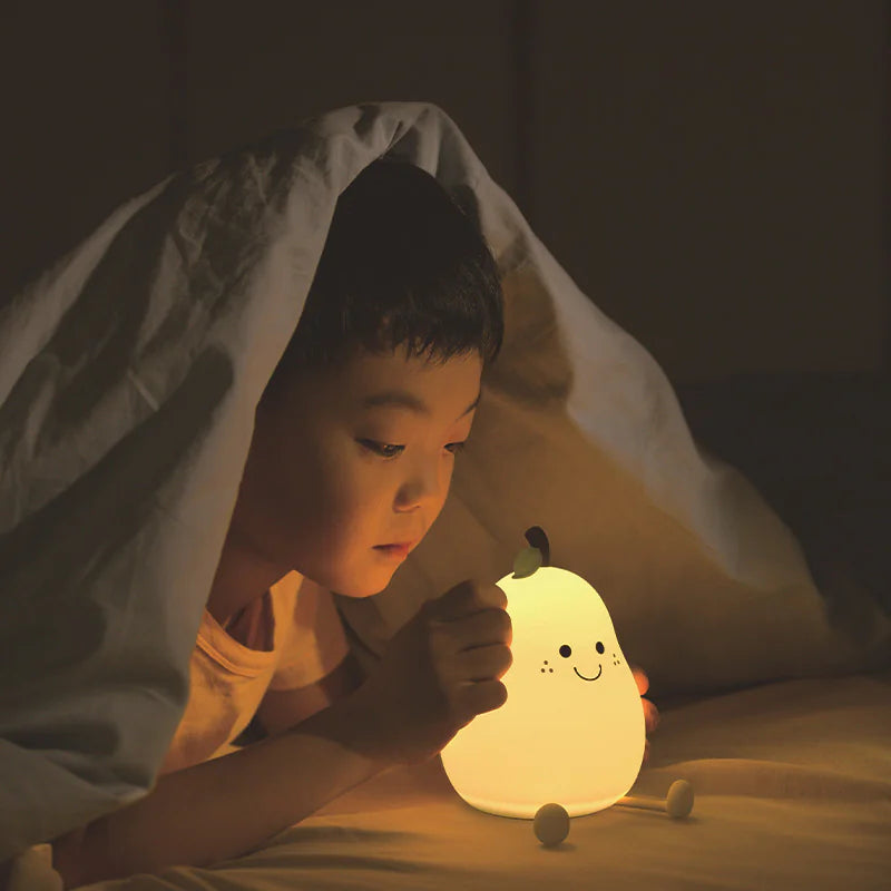 Pear Fruit Night Light - The Snow Owls