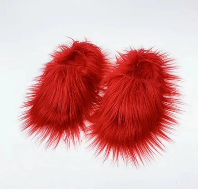 Sheep Long Hair Woolen Slipper - The Snow Owls