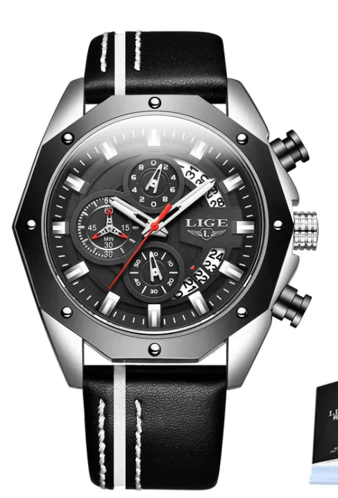 Luxury Silicone Sport Chronograph Watch - The Snow Owls
