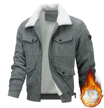 Winter Lapel Fleece Jacket - The Snow Owls
