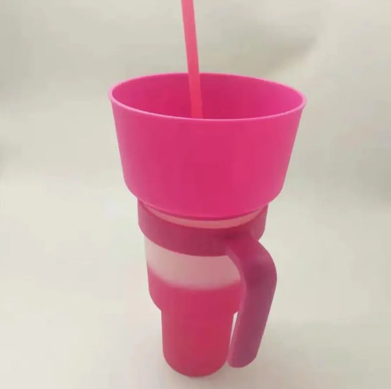 Snack Cup with Straw - The Snow Owls