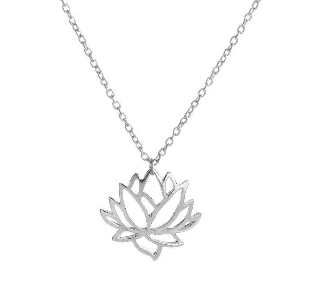 Lotus Necklace - The Snow Owls