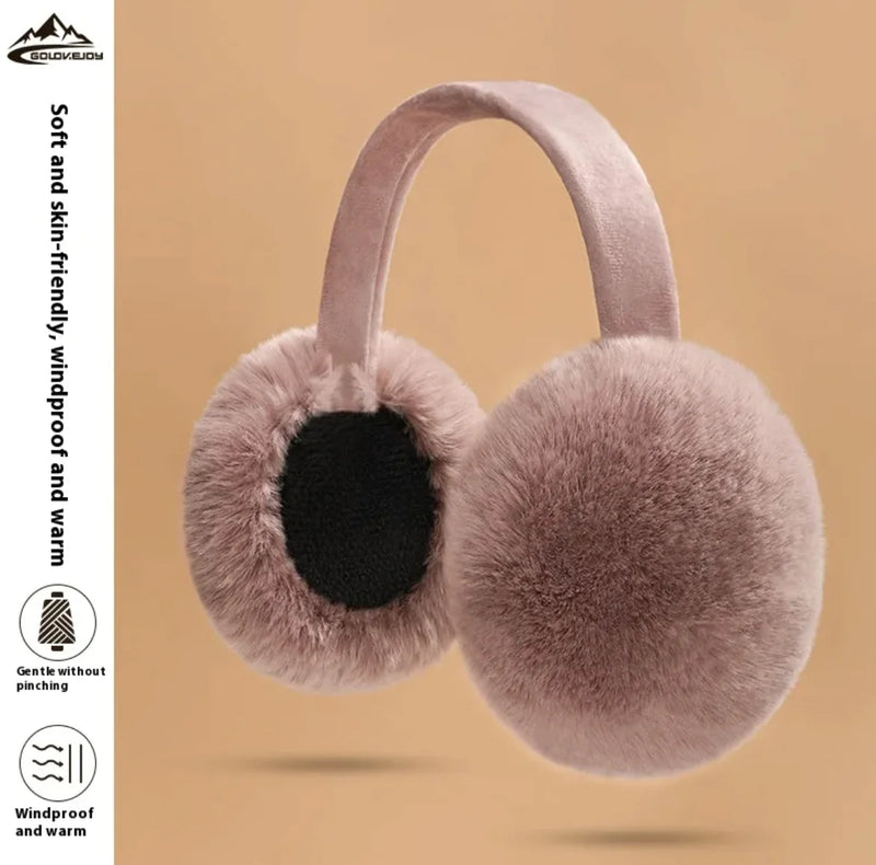 Foldable Plush Warm Earmuffs - The Snow Owls