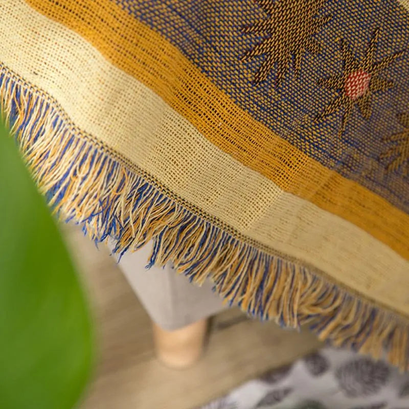 Sun Moon Stars Sofa Blanket - The Snow Owls