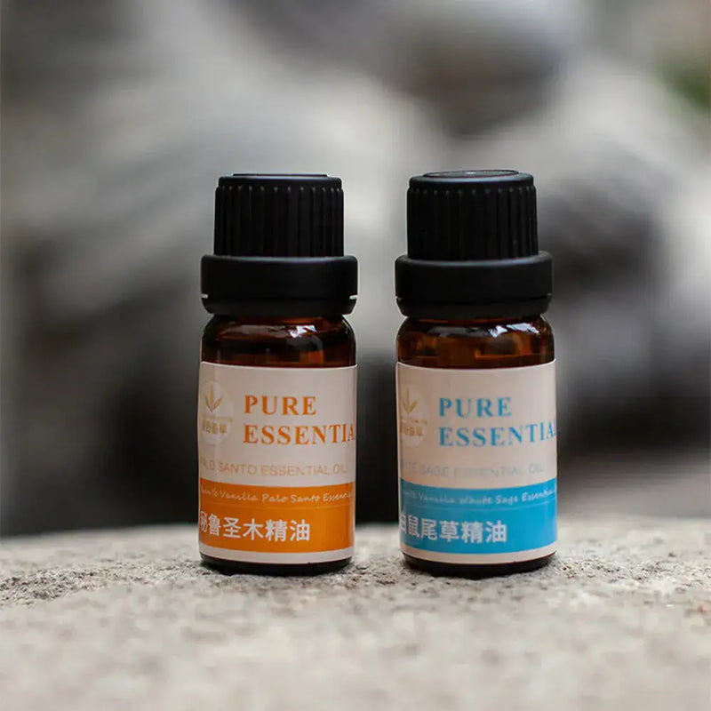 White Sage Incense Sticks Bundle And Candle - The Snow Owls