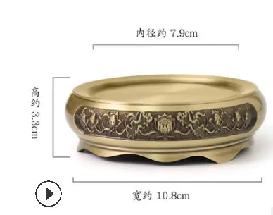 Antique Copper Incense Burner - The Snow Owls