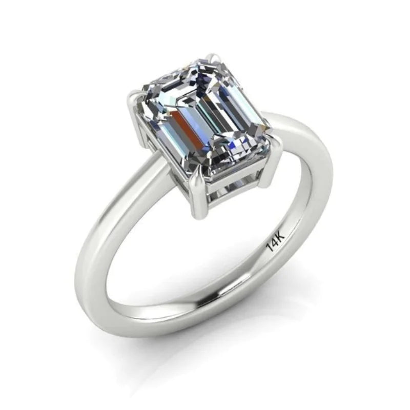 Emerald Engagement Ring - The Snow Owls