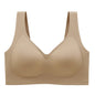 Plus-Size Seamless Push-Up Bra