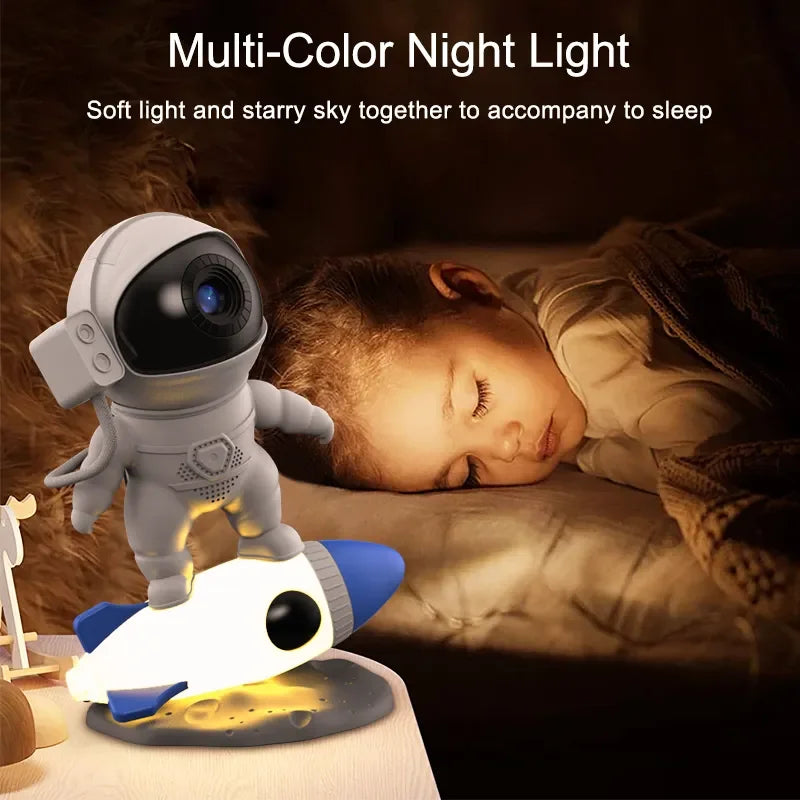 Astronaut Galaxy Projector Night Light - The Snow Owls
