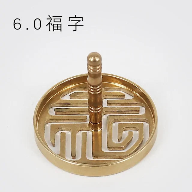 Antique Copper Incense Burner - The Snow Owls