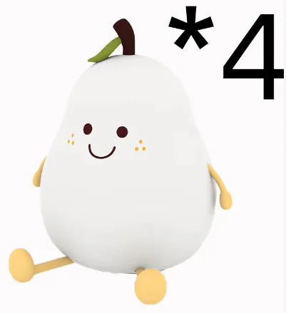 Pear Fruit Night Light - The Snow Owls