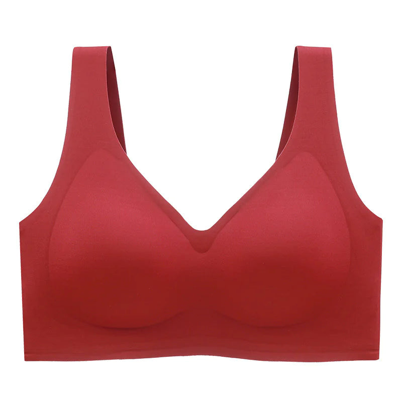 Plus-Size Seamless Push-Up Bra - The Snow Owls