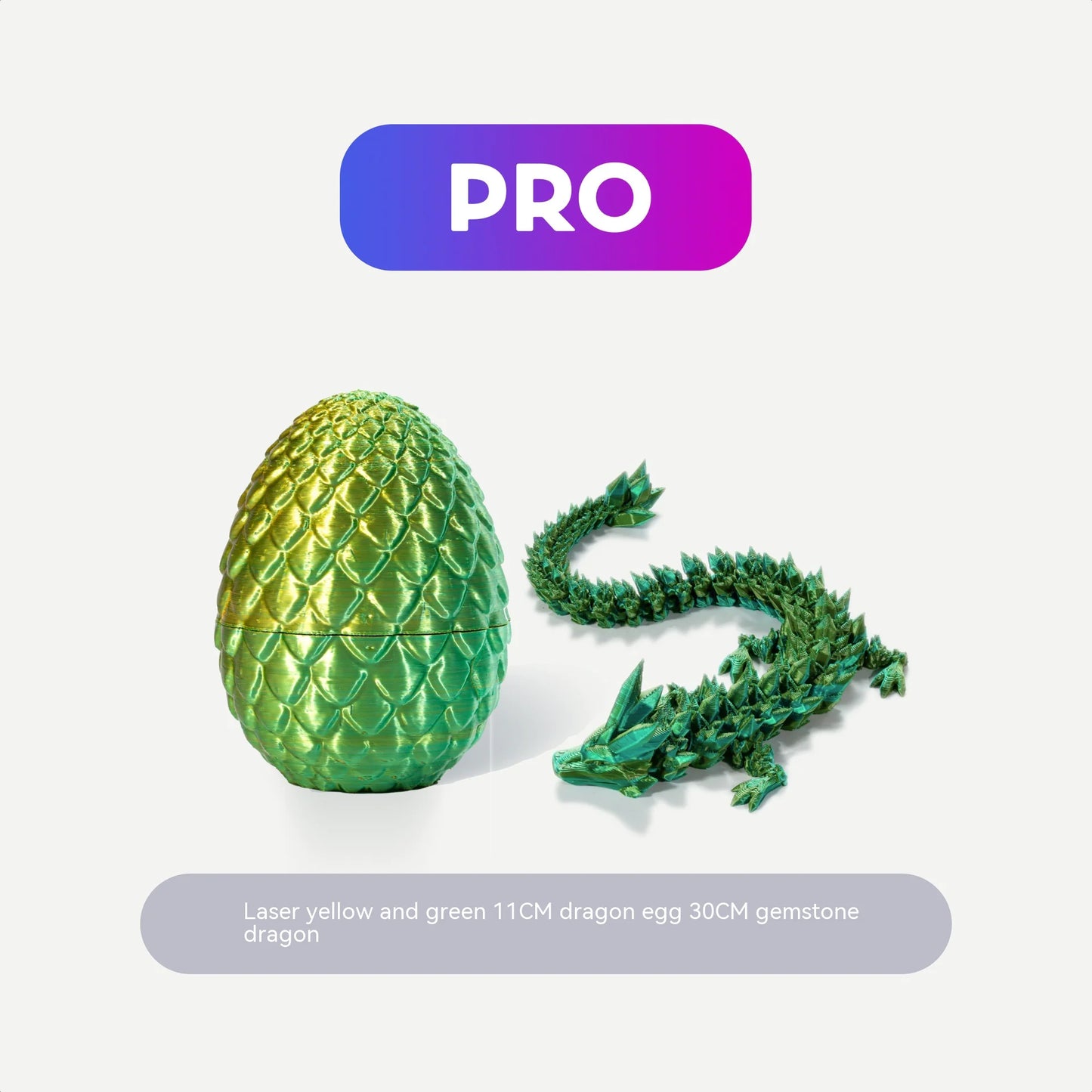 3D Printed Dragon Egg Crystal Ornaments