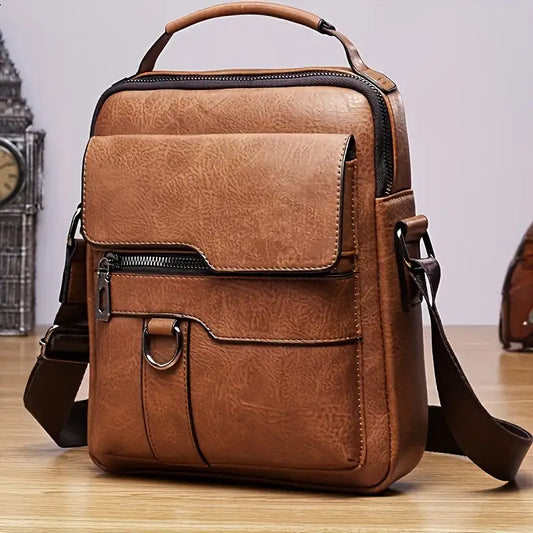 Men's Messenger Bag - The Snow Owls