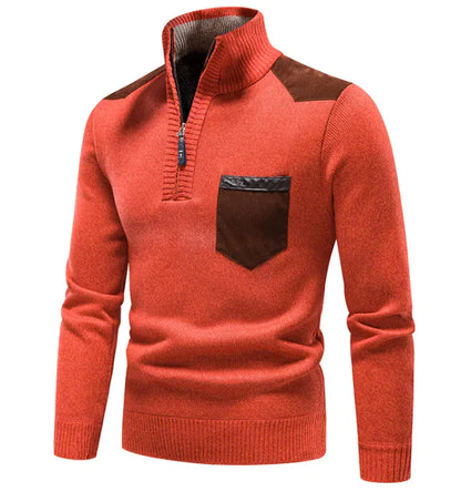 Cozy Plush Quarter-Zip Sweater - The Snow Owls