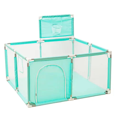 IMBABY Baby Playpen – Safety Barrier with Balls Pool, Basketball & Football for Kids - The Snow Owls
