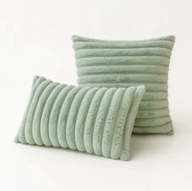 Living Room Bedroom Sofa Pillow Cover - The Snow Owls