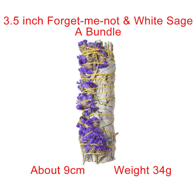 White Sage Incense Sticks Bundle And Candle - The Snow Owls
