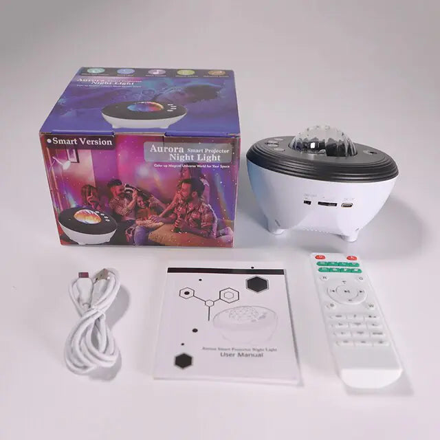 Aurora Galaxy Projector with Bluetooth - The Snow Owls