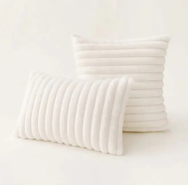 Living Room Bedroom Sofa Pillow Cover - The Snow Owls