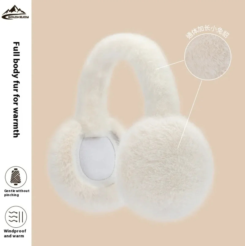 Foldable Plush Warm Earmuffs - The Snow Owls