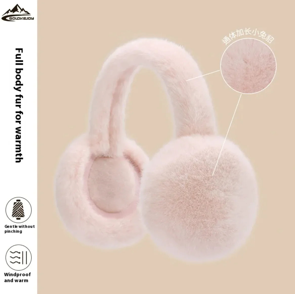 Foldable Plush Warm Earmuffs