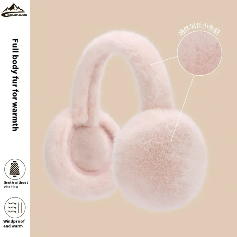 Foldable Plush Warm Earmuffs - The Snow Owls