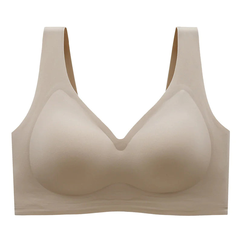 Plus-Size Seamless Push-Up Bra - The Snow Owls