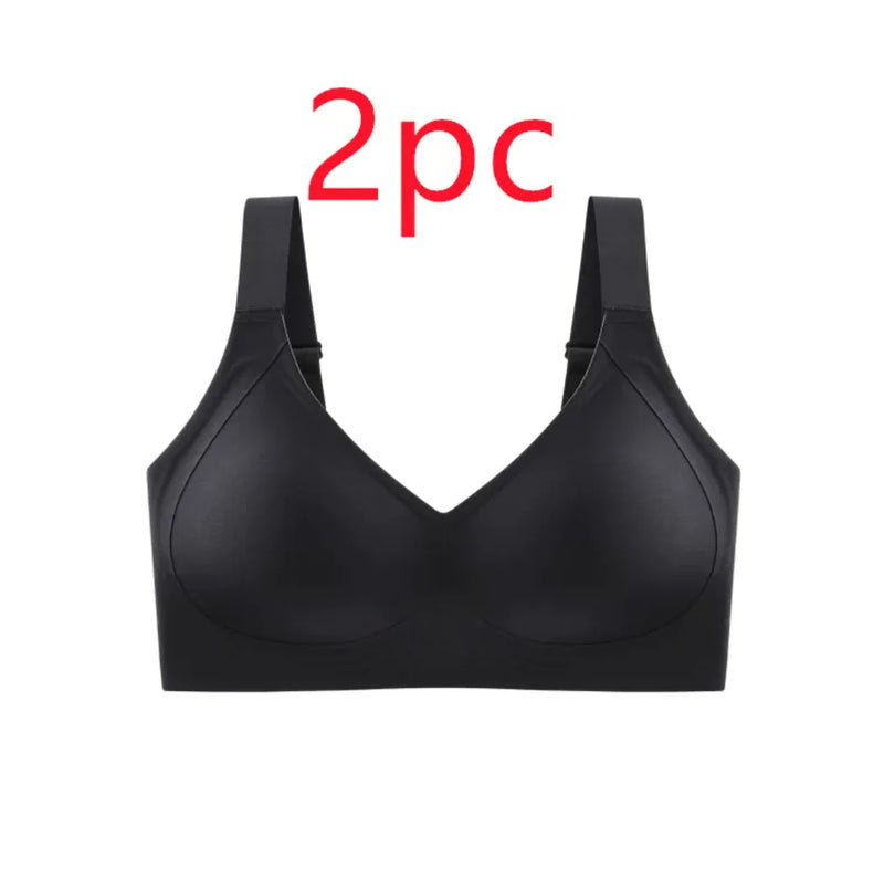 Plus Size Traceless Push-Up Sports Bra - The Snow Owls