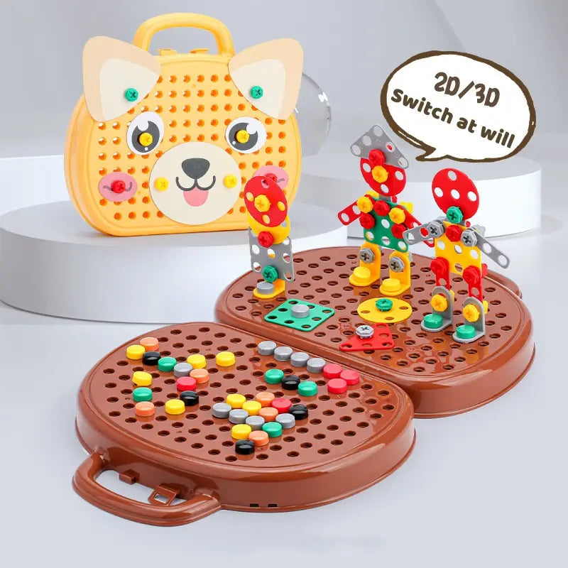 Children Electric Drill Toolbox Driller Games - The Snow Owls