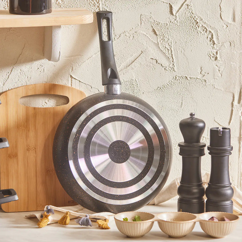 Karaca Biogranit V2 13 Piece Cookware Set Black Gold - The Snow Owls