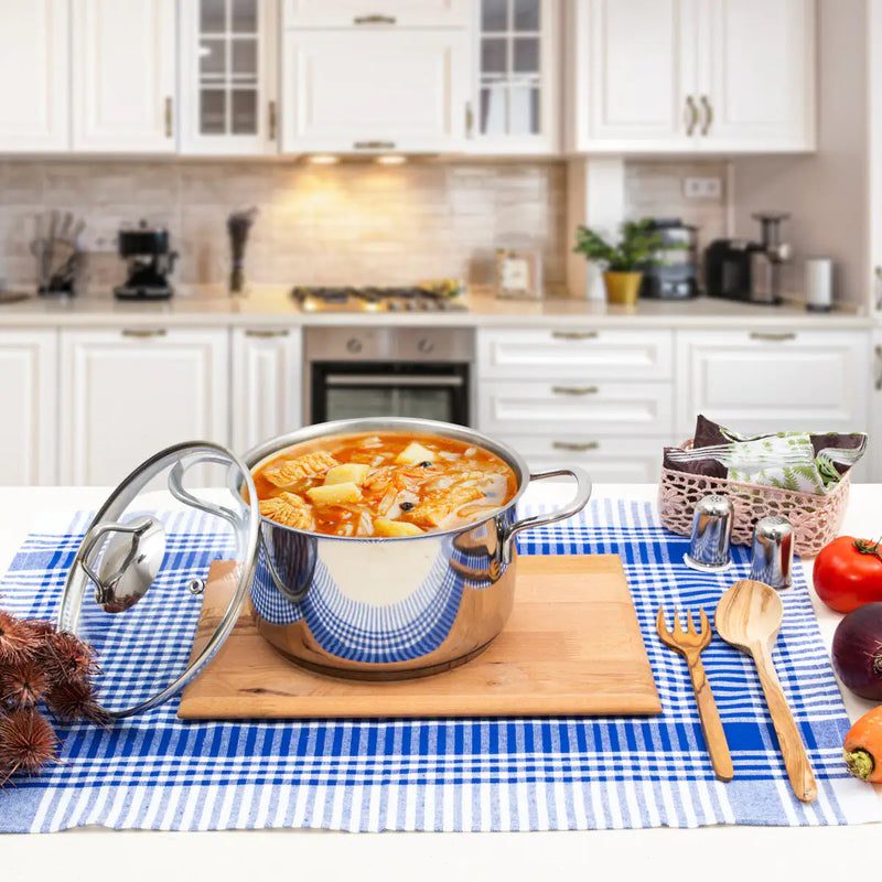 Serenk Modernist Cookware Set Saute Pan Stock Pot, 4 pcs - The Snow Owls