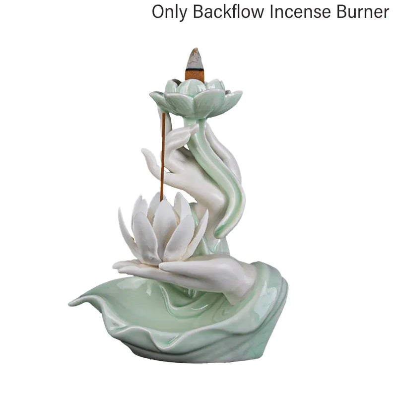 Backflow Incense Burner - The Snow Owls