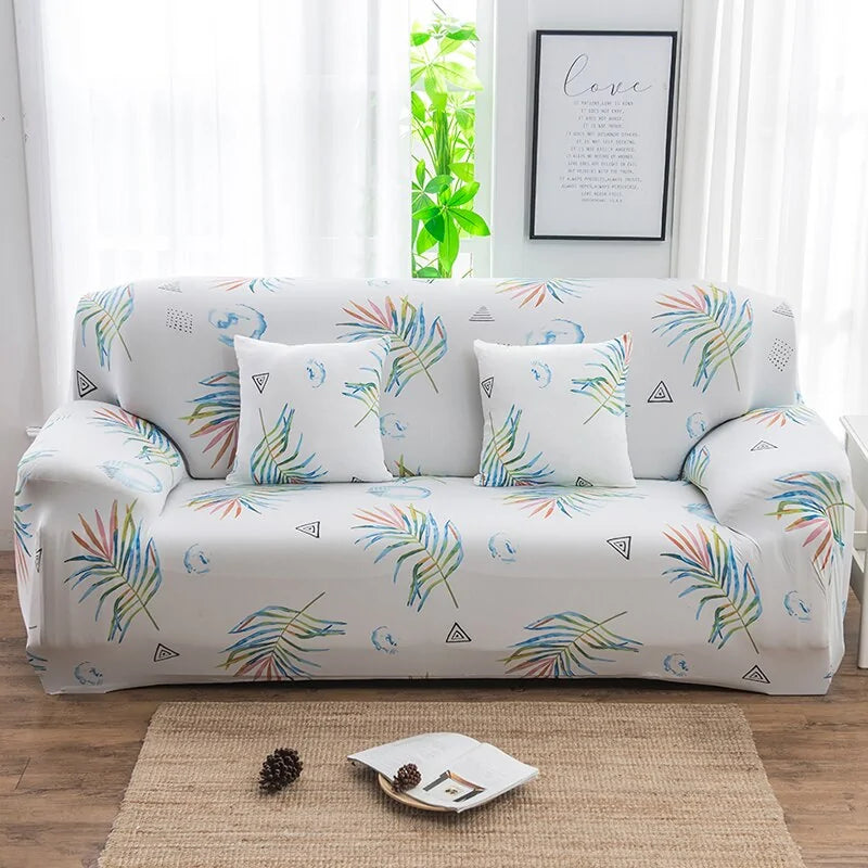 Tropical Leaves Sofa Cover