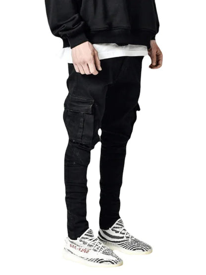 Skinny Jeans With Side Pockets And Feet For Men - The Snow Owls