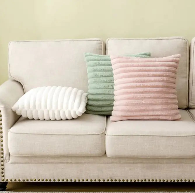 Living Room Bedroom Sofa Pillow Cover - The Snow Owls