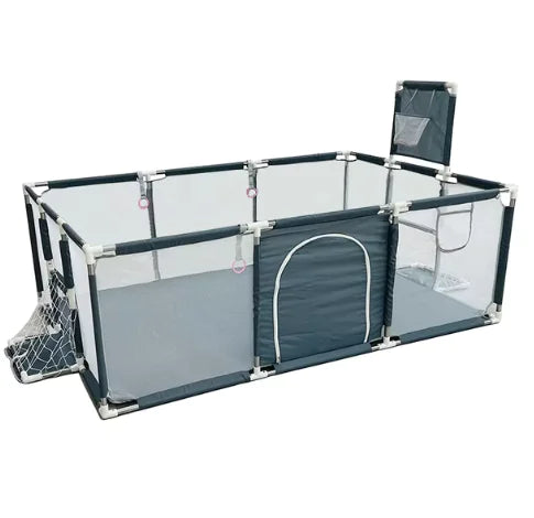 IMBABY Baby Playpen – Safety Barrier with Balls Pool, Basketball & Football for Kids - The Snow Owls
