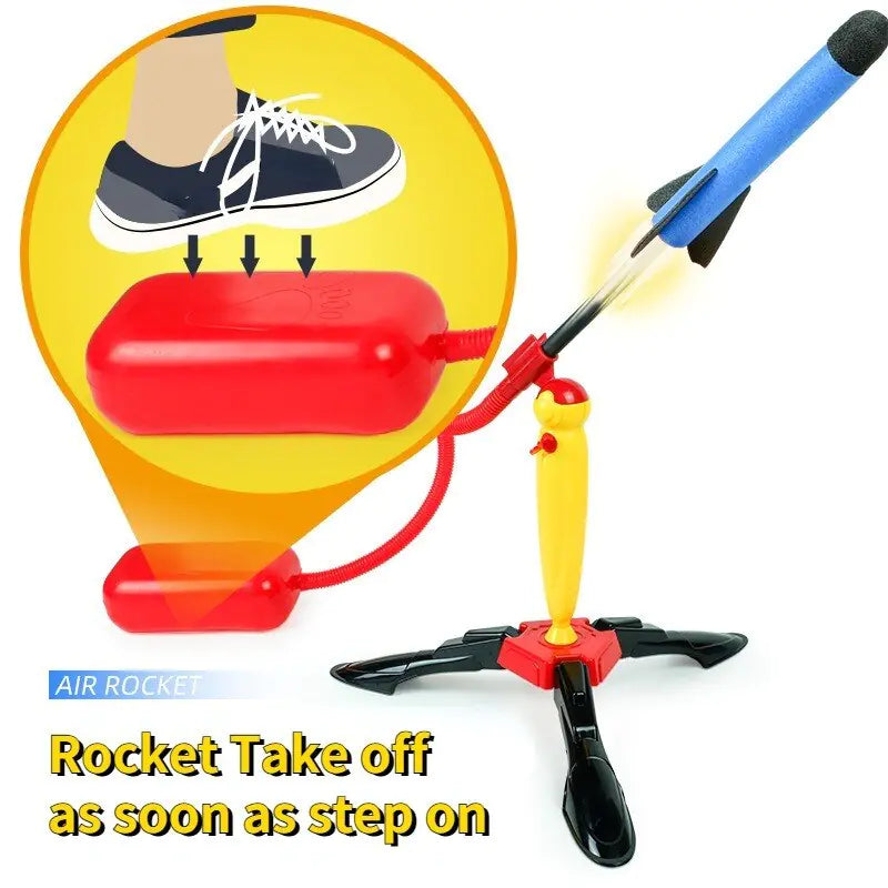 Children Outdoor Air Rocket Foot Launcher