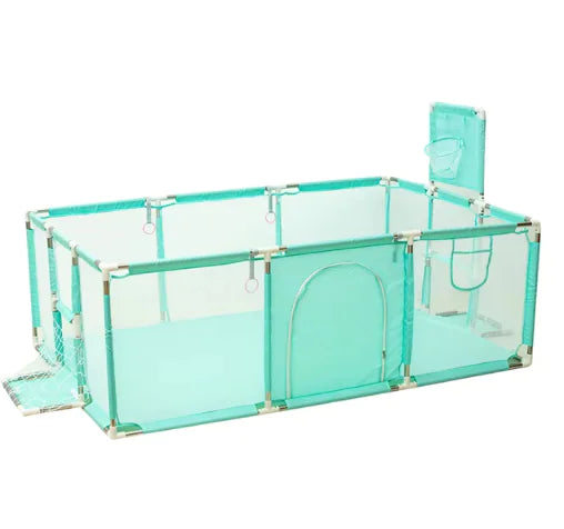 IMBABY Baby Playpen – Safety Barrier with Balls Pool, Basketball & Football for Kids - The Snow Owls