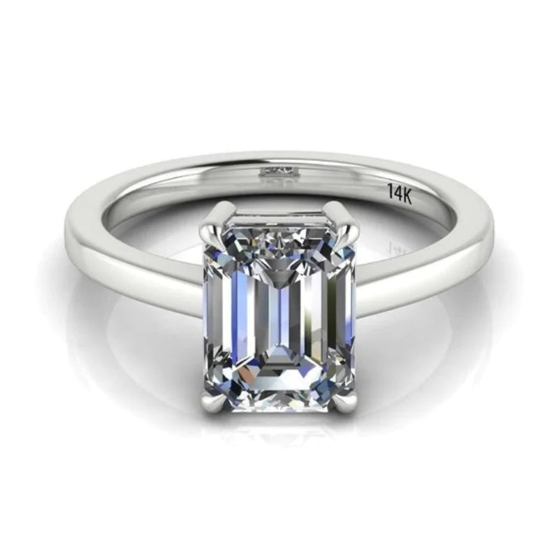 Emerald Engagement Ring - The Snow Owls