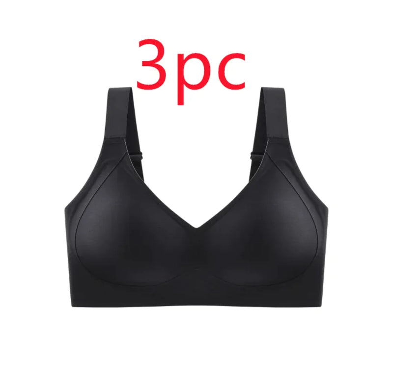 Plus Size Traceless Push-Up Sports Bra - The Snow Owls