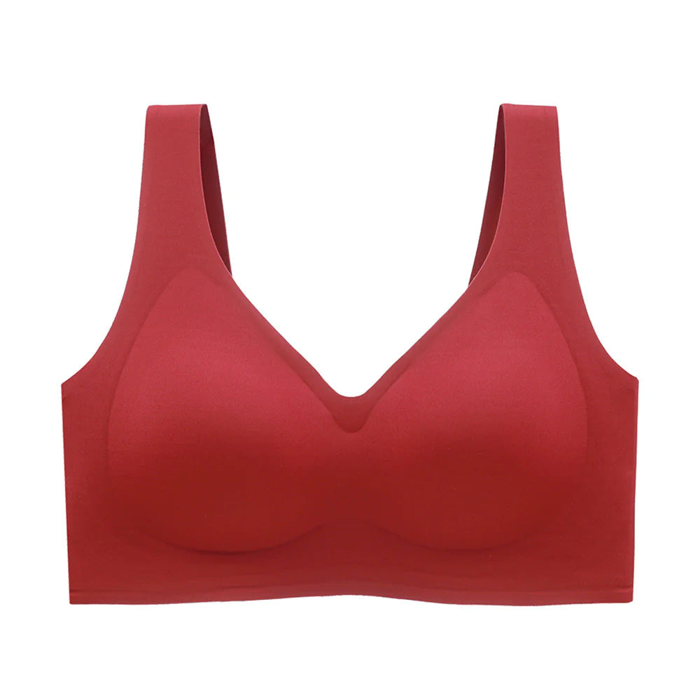 Plus-Size Seamless Push-Up Bra