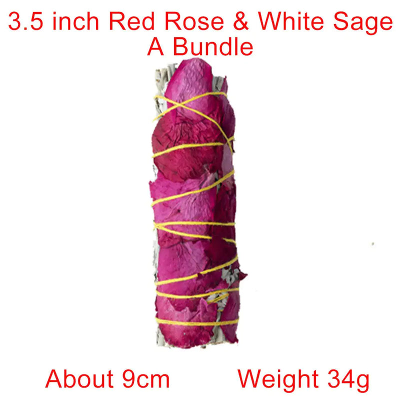 White Sage Incense Sticks Bundle And Candle - The Snow Owls