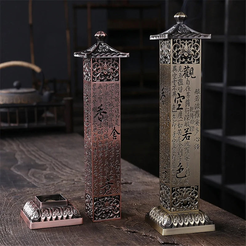 Antique Vertical Indoor Ceremony Incense Stick Censer - The Snow Owls