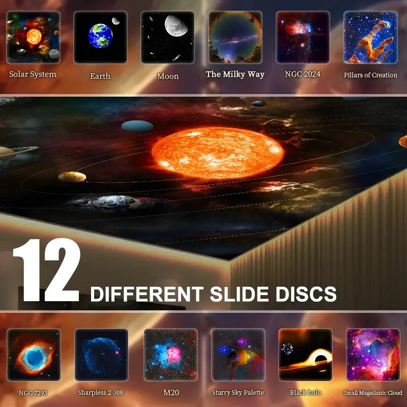 Astronaut Galaxy Projector Night Light - The Snow Owls