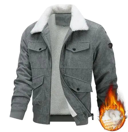 Winter Lapel Fleece Jacket - The Snow Owls