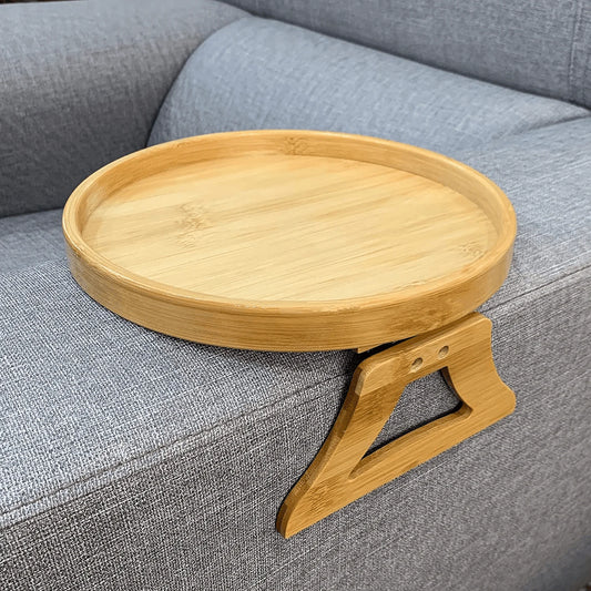 Wooden Sofa Tray - The Snow Owls