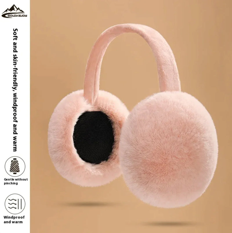 Foldable Plush Warm Earmuffs - The Snow Owls