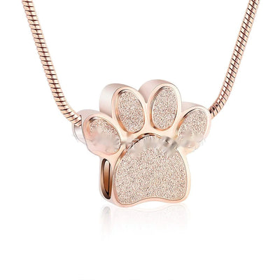 Paw Print Pendant Necklace - The Snow Owls